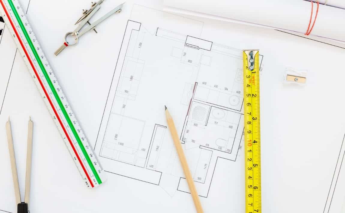 Image d'un plan d'appartement avec les dimensions