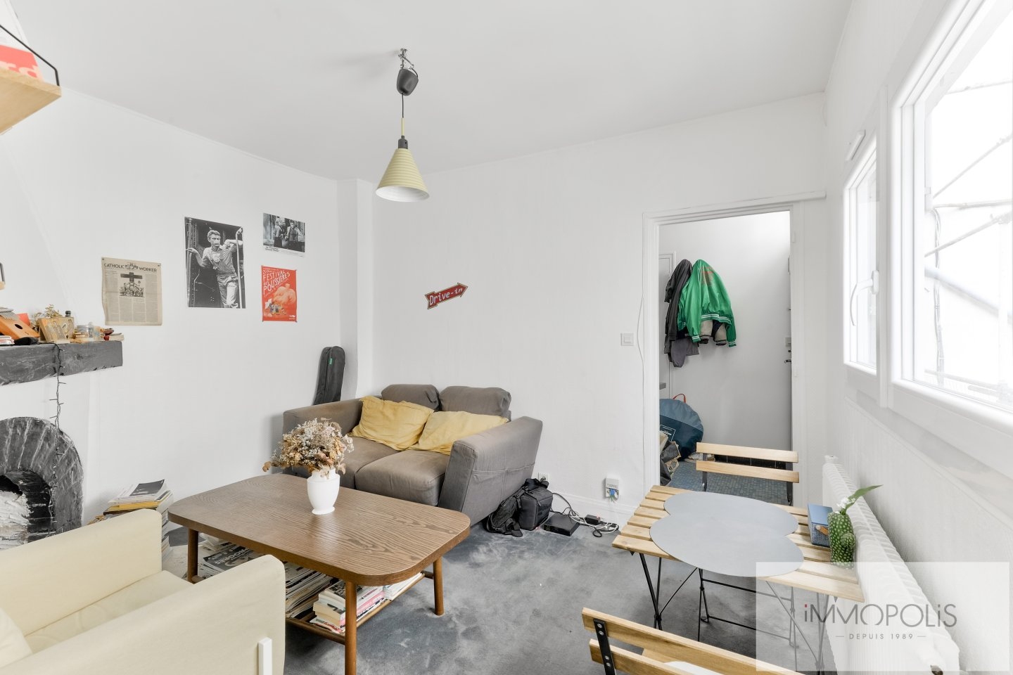 Immeuble sur cour de 60 m2 aux Abbesses 12