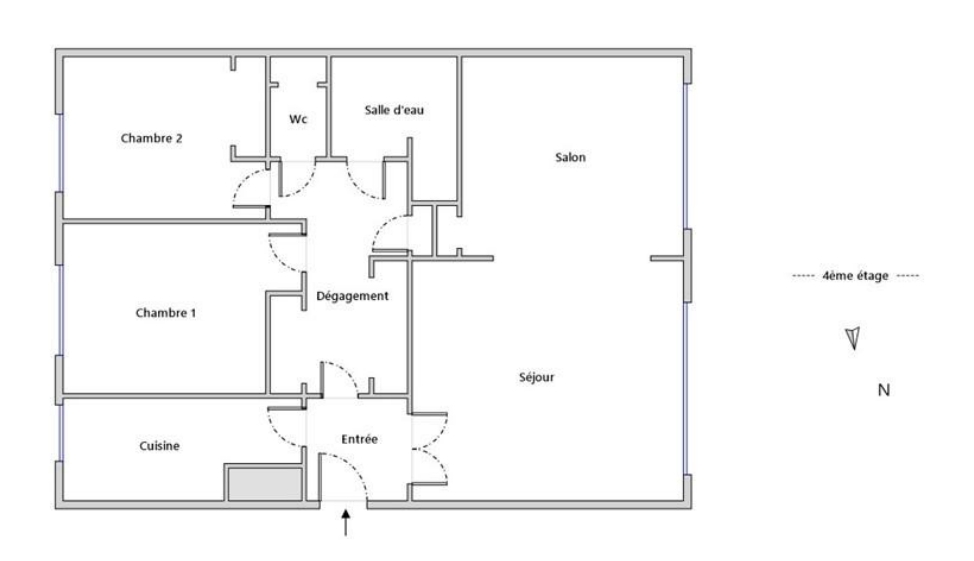 Secteur Mairie – Appartement à fort potentiel 1 Secteur Mairie – Appartement à fort potentiel 1