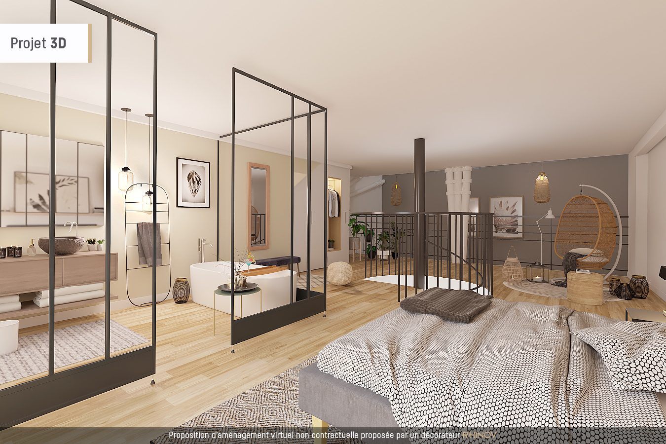 Loft atypique à usage de local (mixte possible), 156 m² sur 3 niveaux avec verrières : Paris 18-9e, Martyrs / Clichy 3 Loft atypique à usage de local (mixte possible), 156 m² sur 3 niveaux avec verrières : Paris 18-9e, Martyrs / Clichy 3