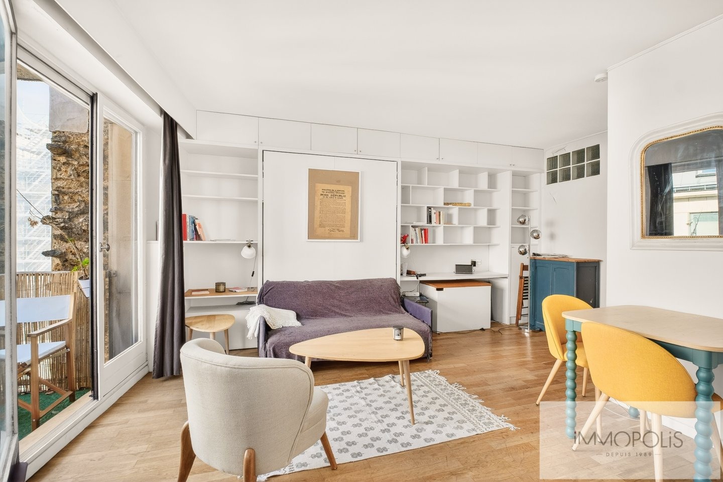 Superbe Studio Saules/Francoeur Balcon plein Ouest Ascenseur 2