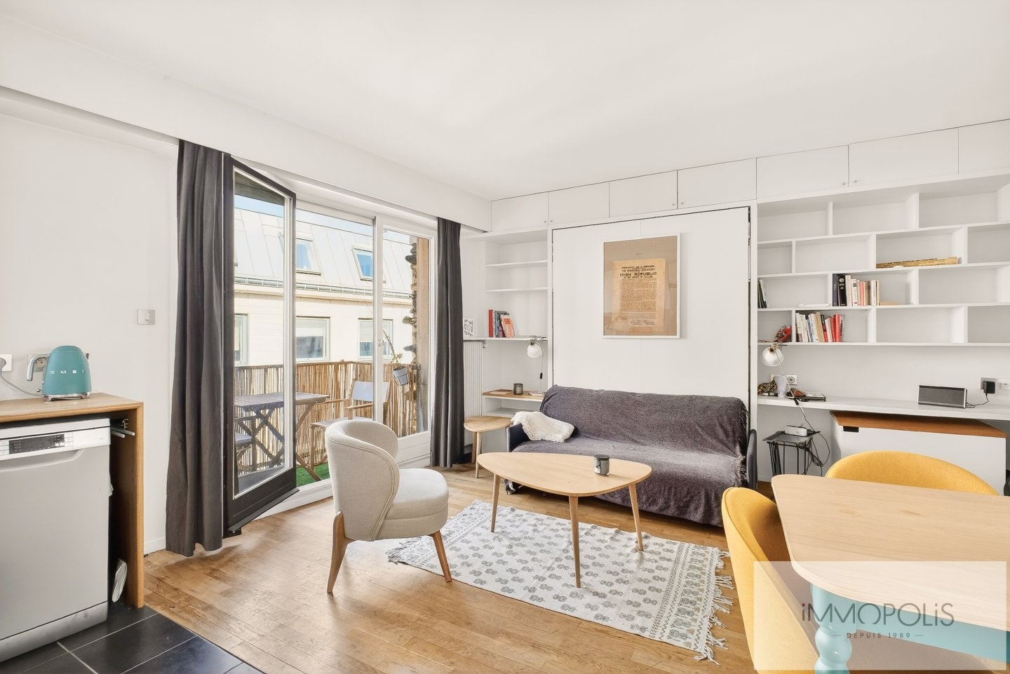 Superbe Studio Saules/Francoeur Balcon plein Ouest Ascenseur 3
